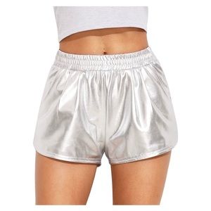 NWOT - Metallic Pocket Shorts